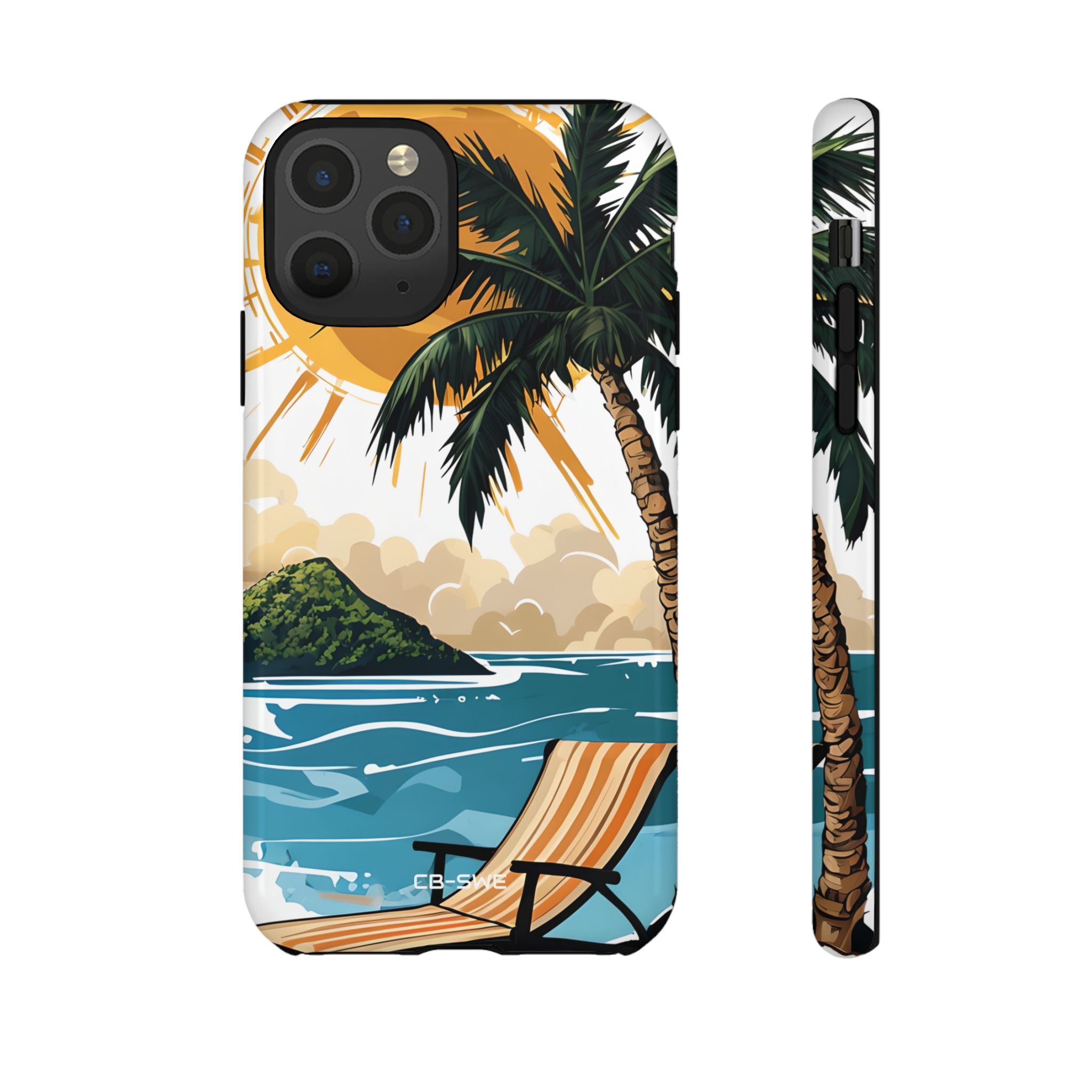Sunny Tropical Escape - iPhone Case