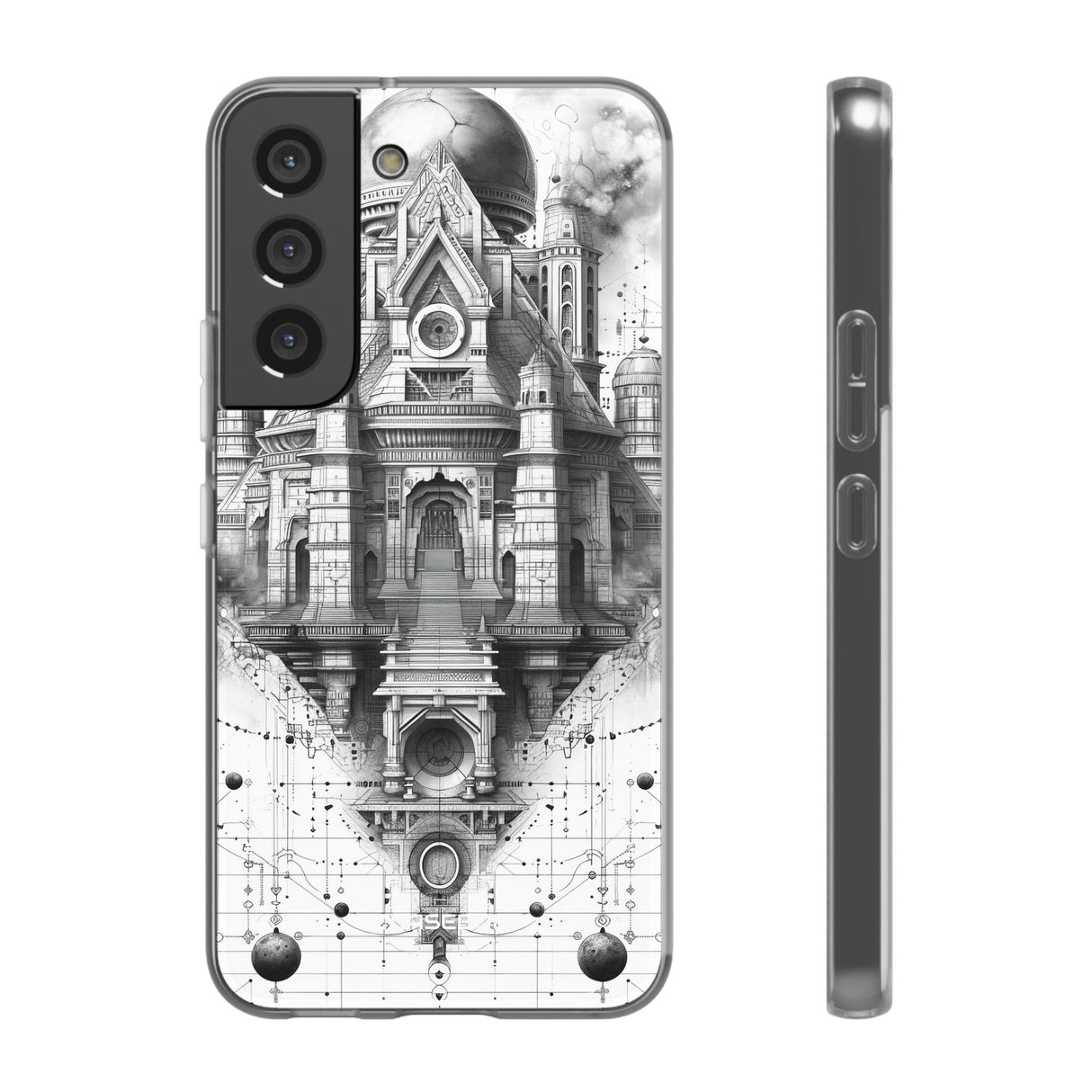 Himmlische Kathedrale | Flexible Handyhülle für Samsung Galaxy