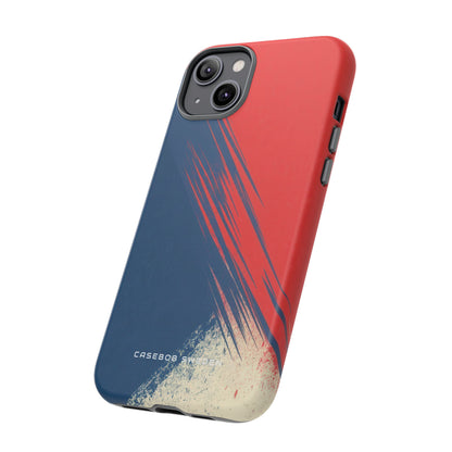 Vintage Brushstroke Harmony iPhone 14 - Tough Phone Case