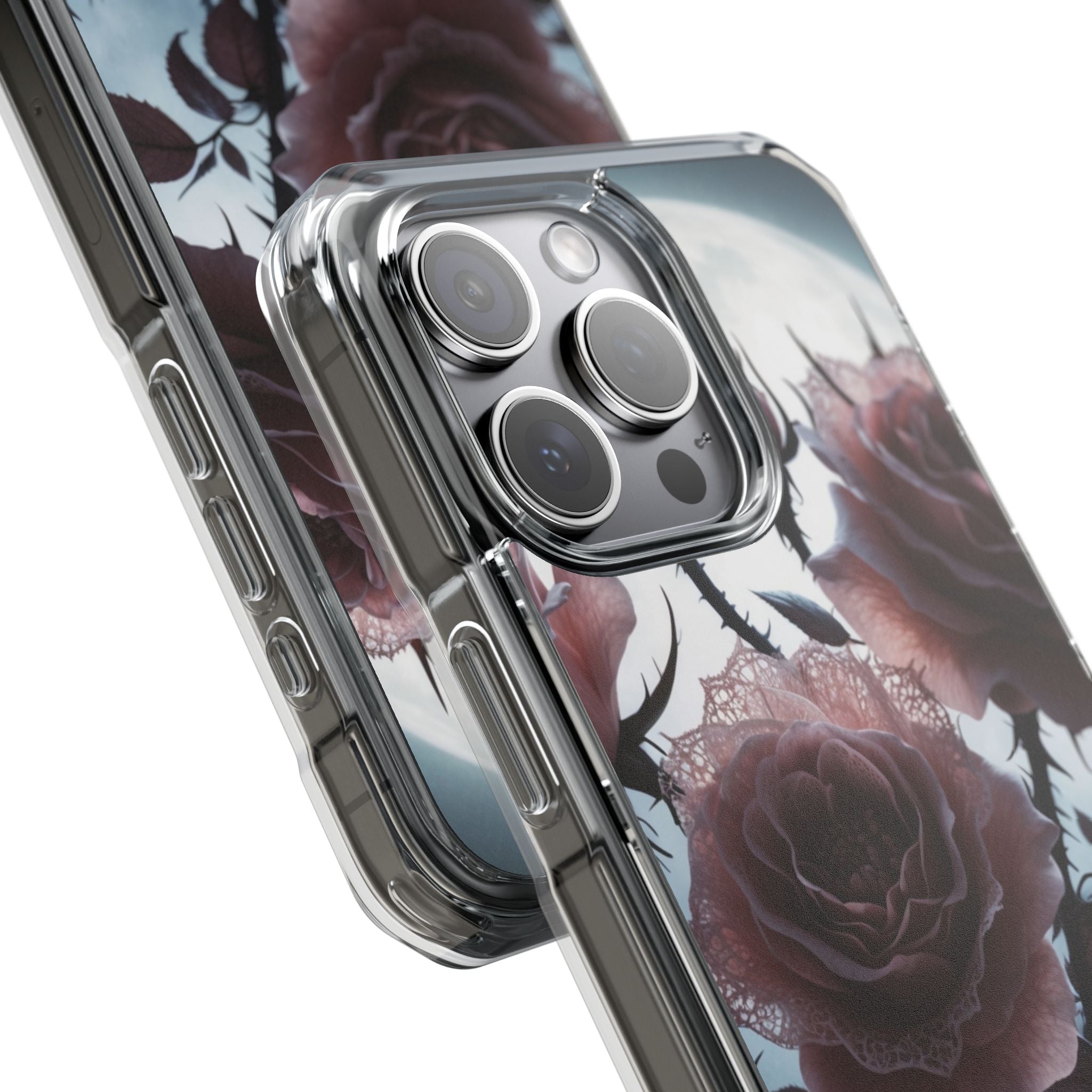 Luminous Rose Thorns iPhone 15 Pro Max Case - Impact