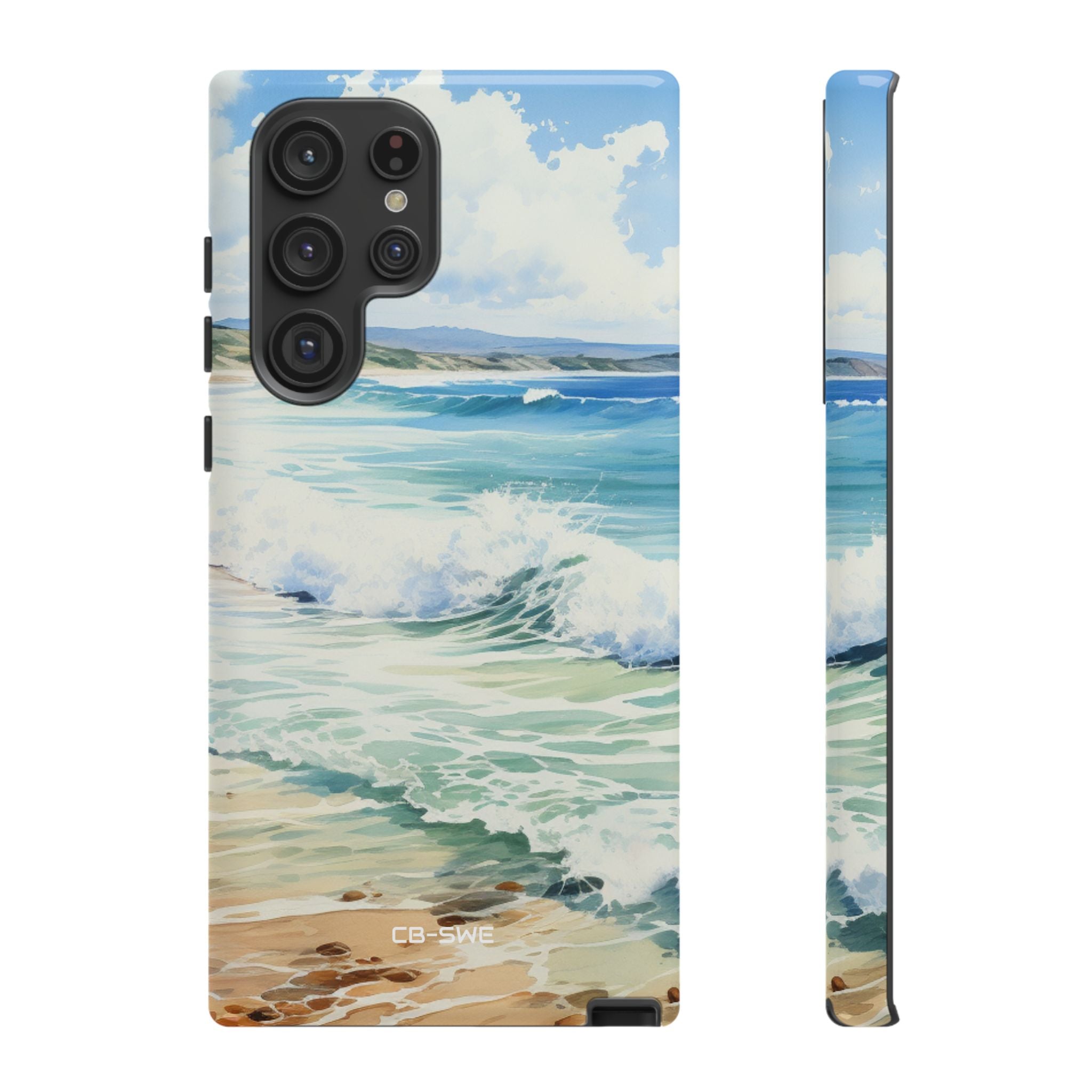 Serene Coastal Watercolors - Samsung Case