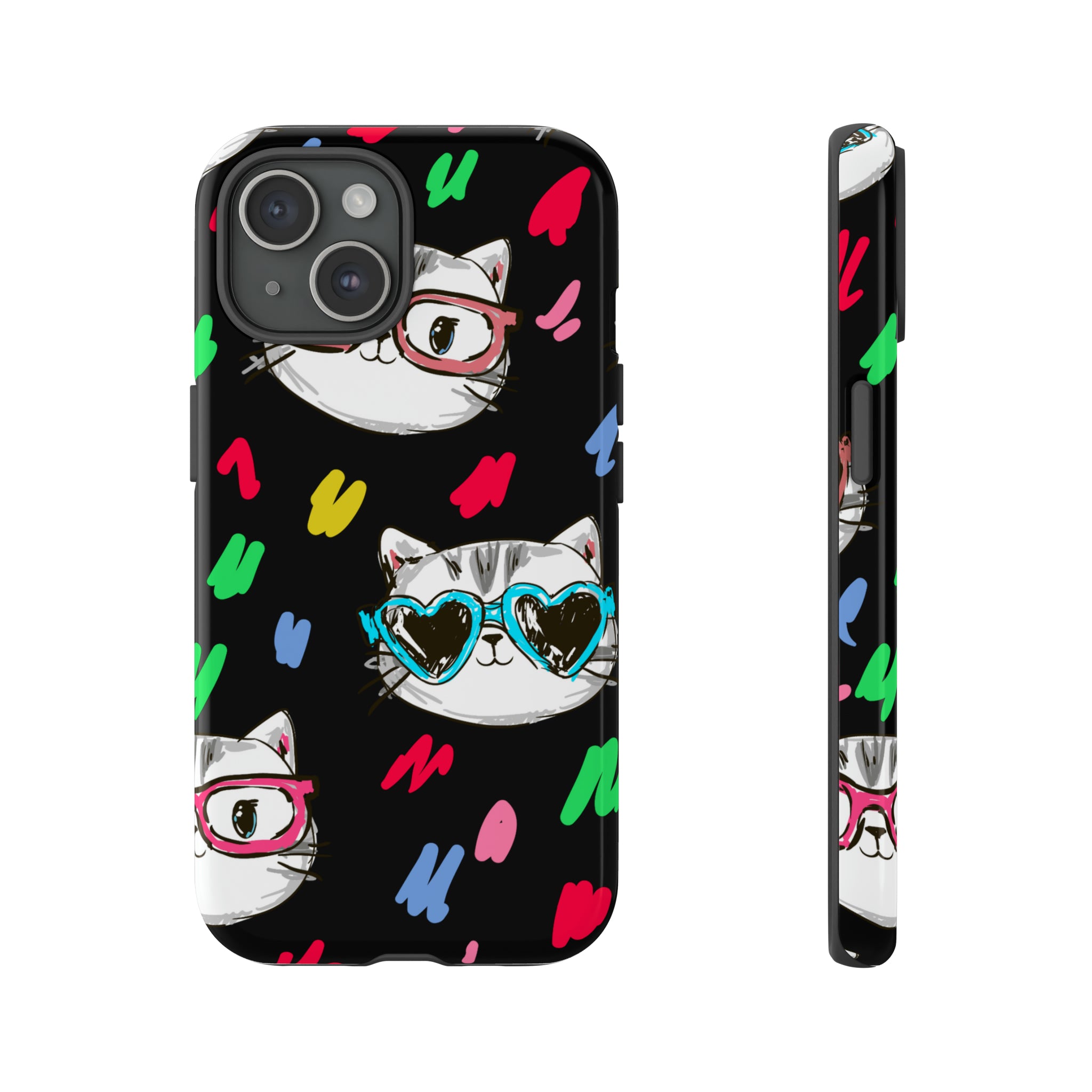 Cat Coloring - Protective Phone Case