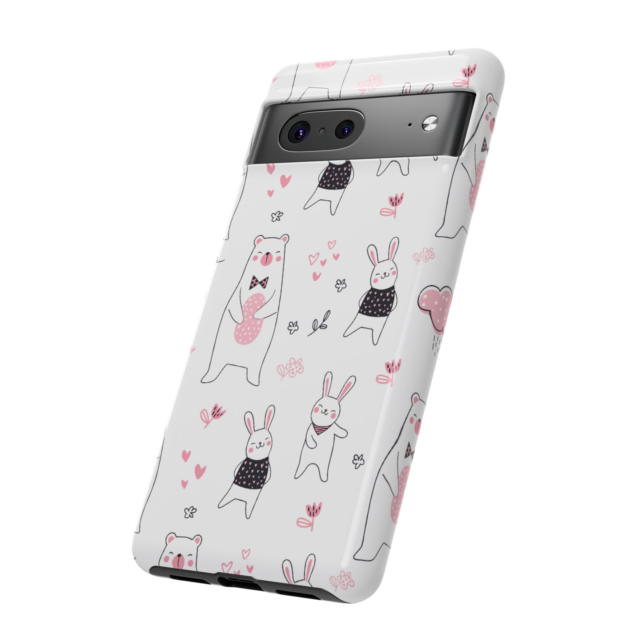 Bears Dance Playfully - Google Pixel Case