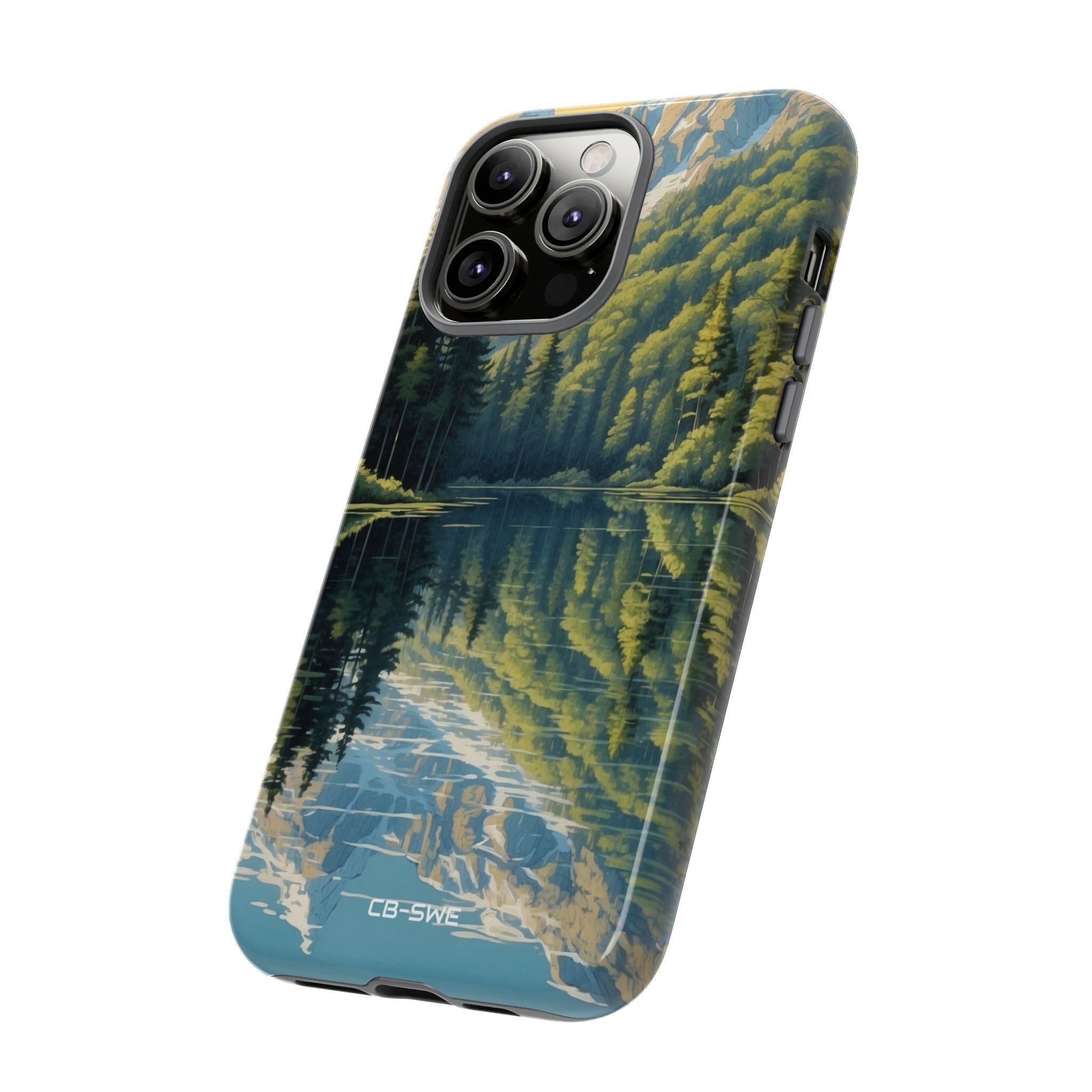 Mountain Peaks Reflect - iPhone Case