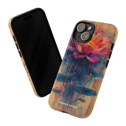 Lotus Blossom Art - Tough iPhone 15 Phone Case