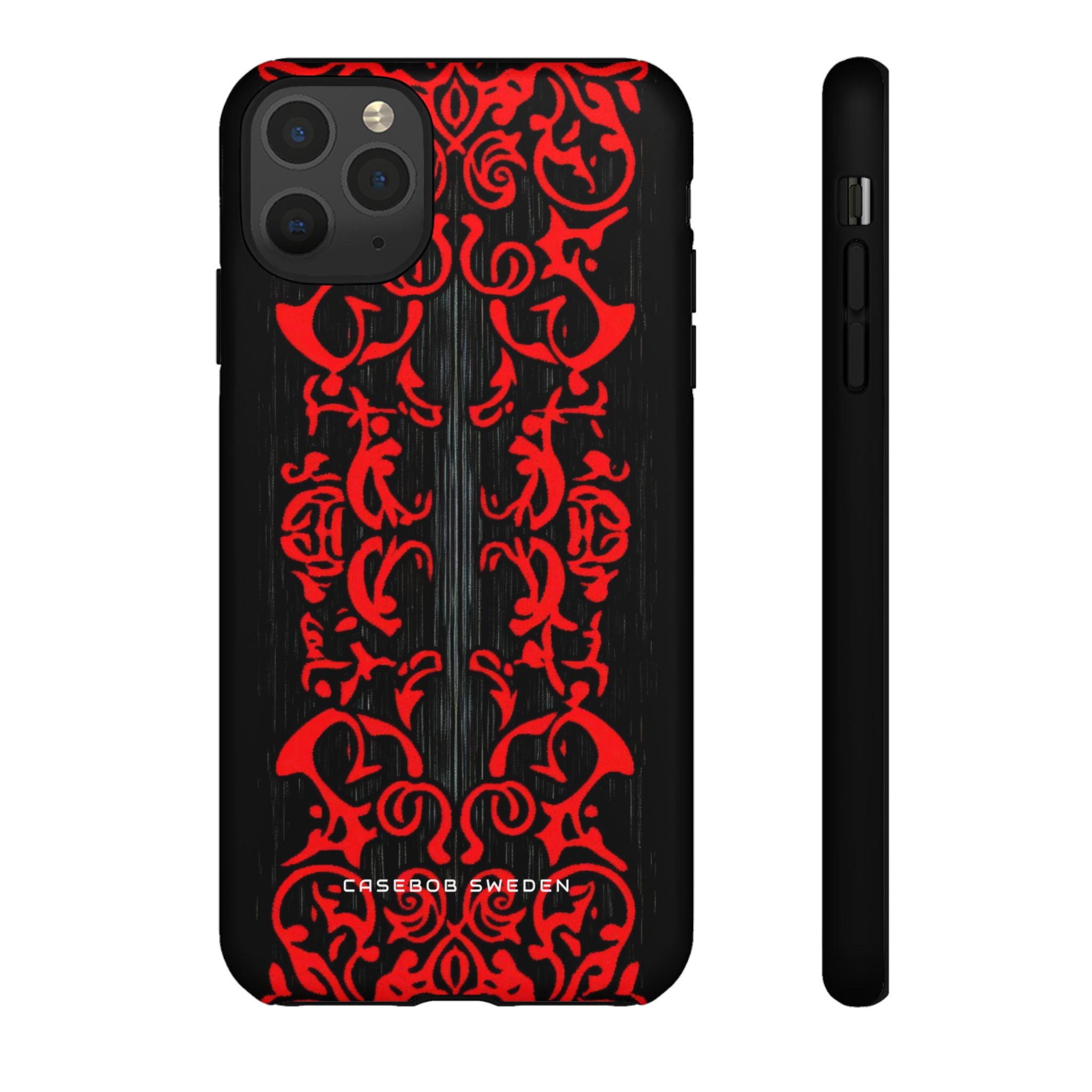 Gothic Crimson Symmetry iPhone 11 - Tough Phone Case