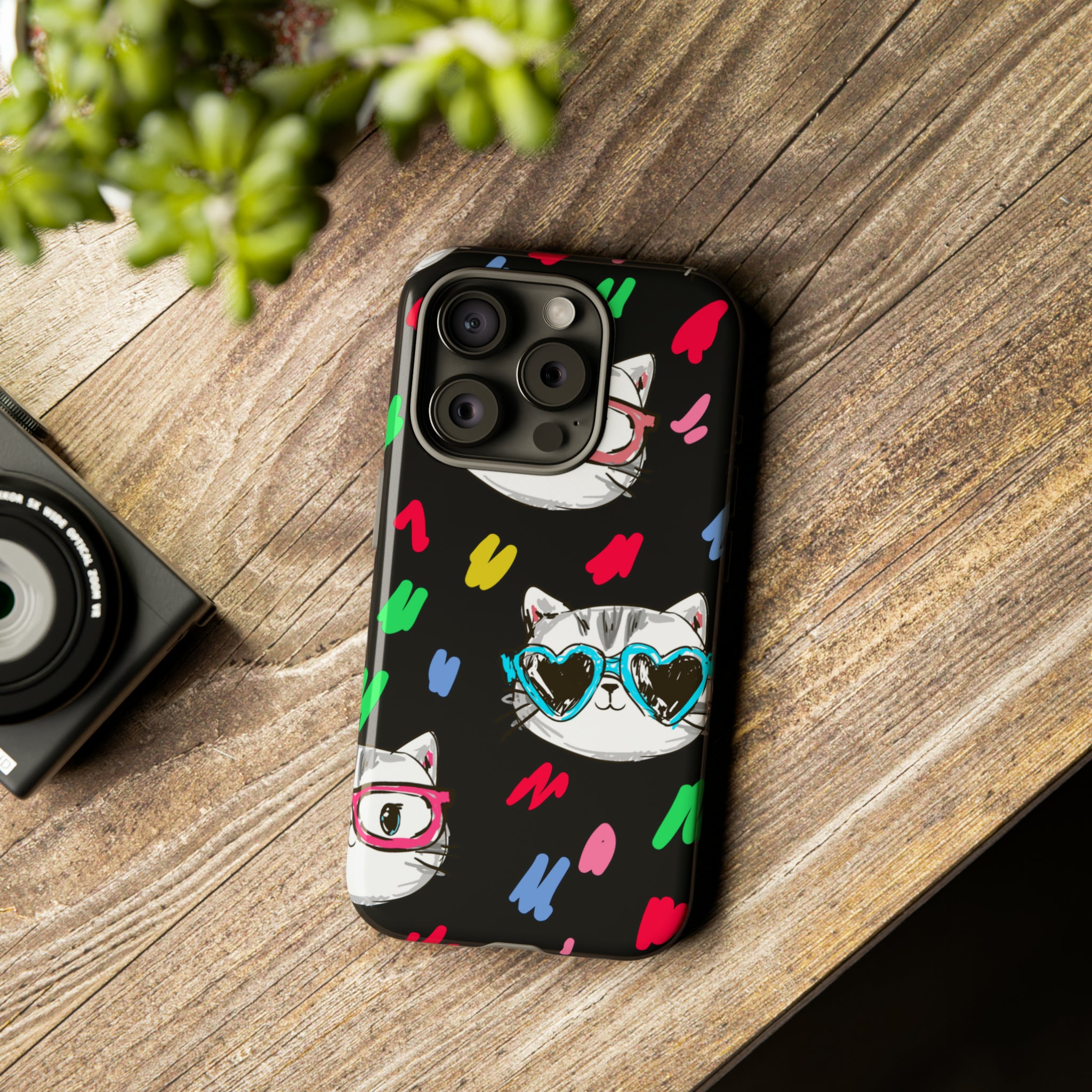 Cat Coloring - Protective Phone Case