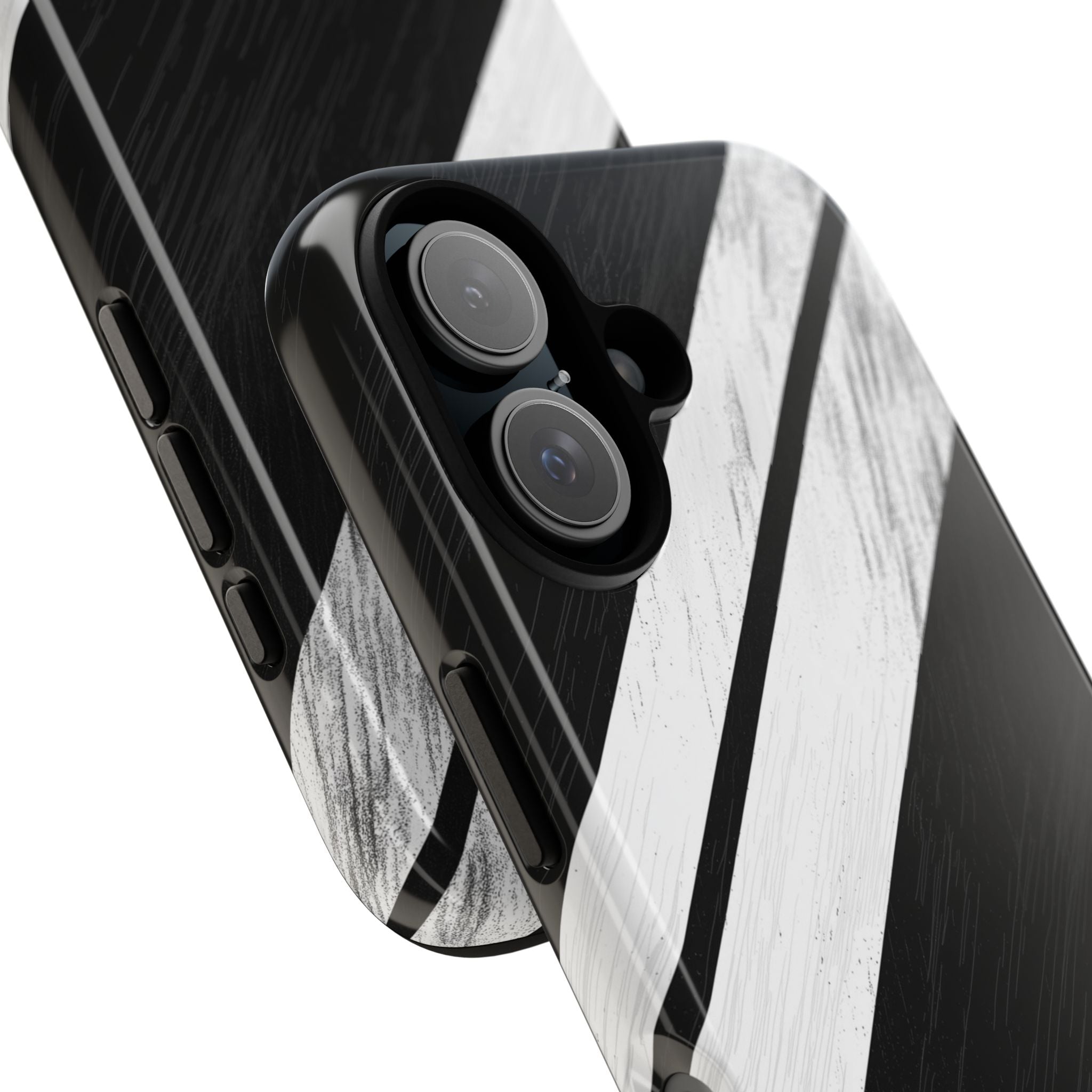 Distressed Stripe Motion iPhone 16 Case - Tough