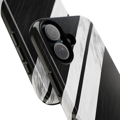 Distressed Stripe Motion iPhone 16 Plus Case - Tough