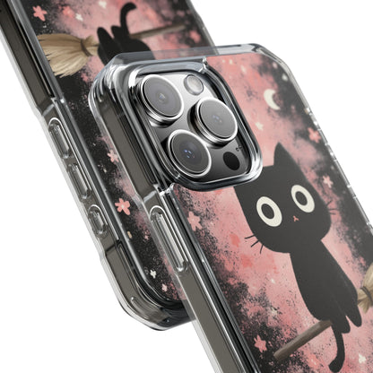 Whimsical Cat Soars iPhone Case - Impact