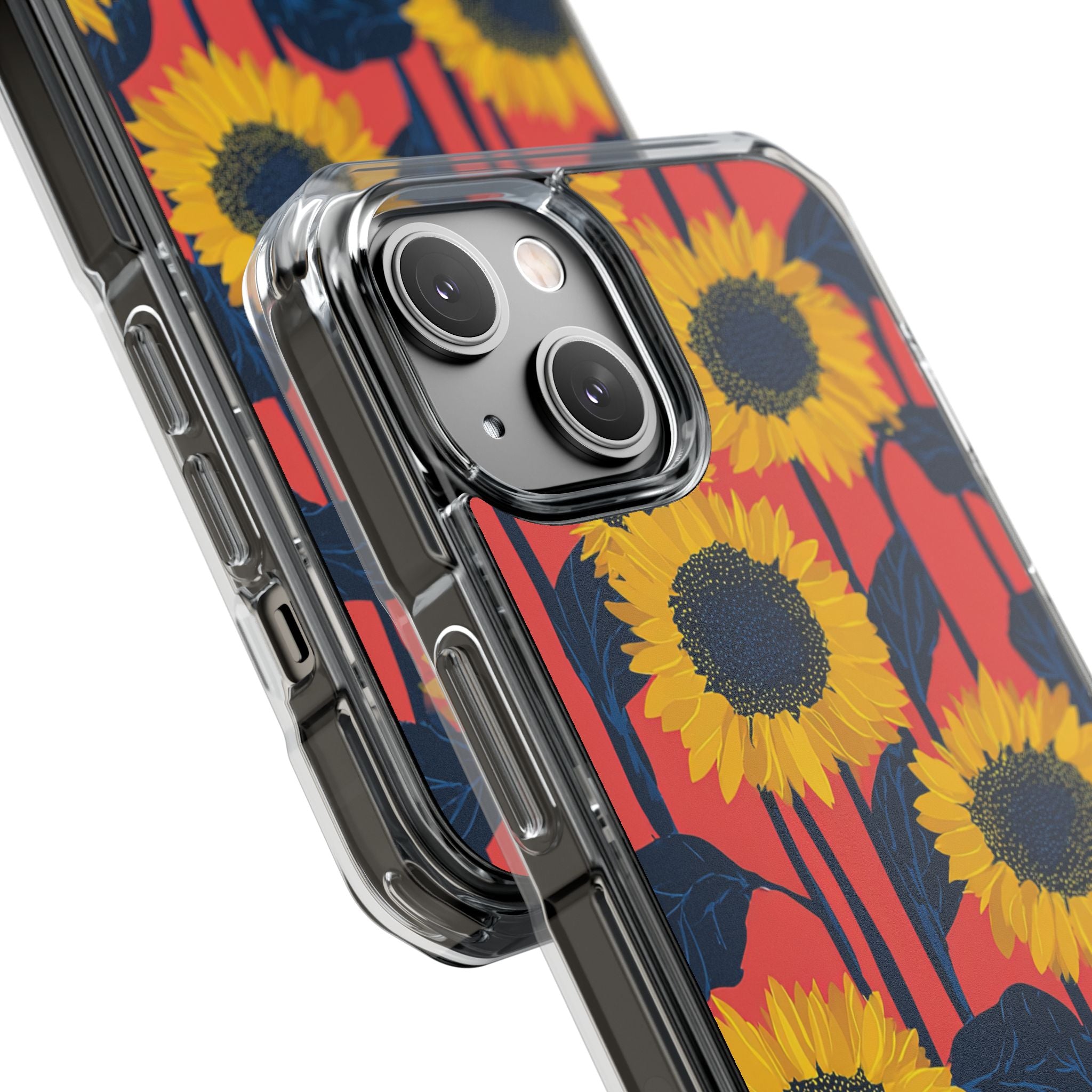Vibrant Sunflower Rhythm iPhone Case - Impact