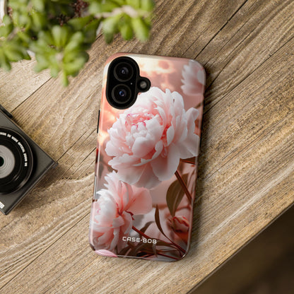 Peony Moonlight iPhone 16 Plus Case - Tough