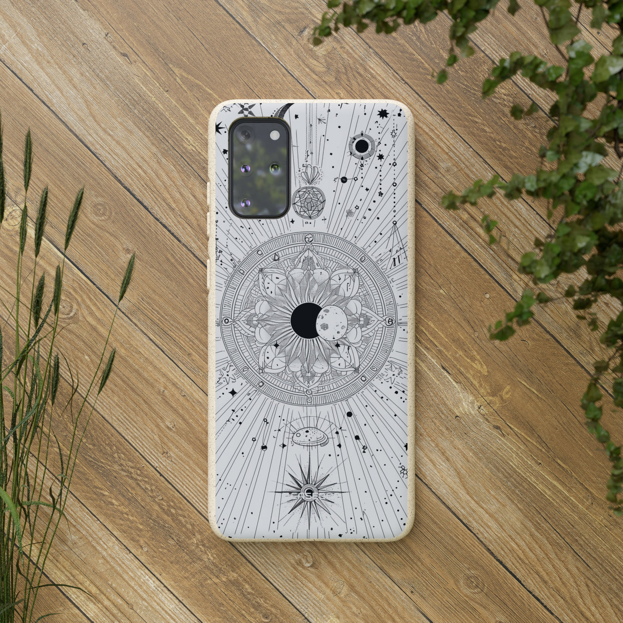 Celestial Mandala Mystique | Biodegradable Phone Case