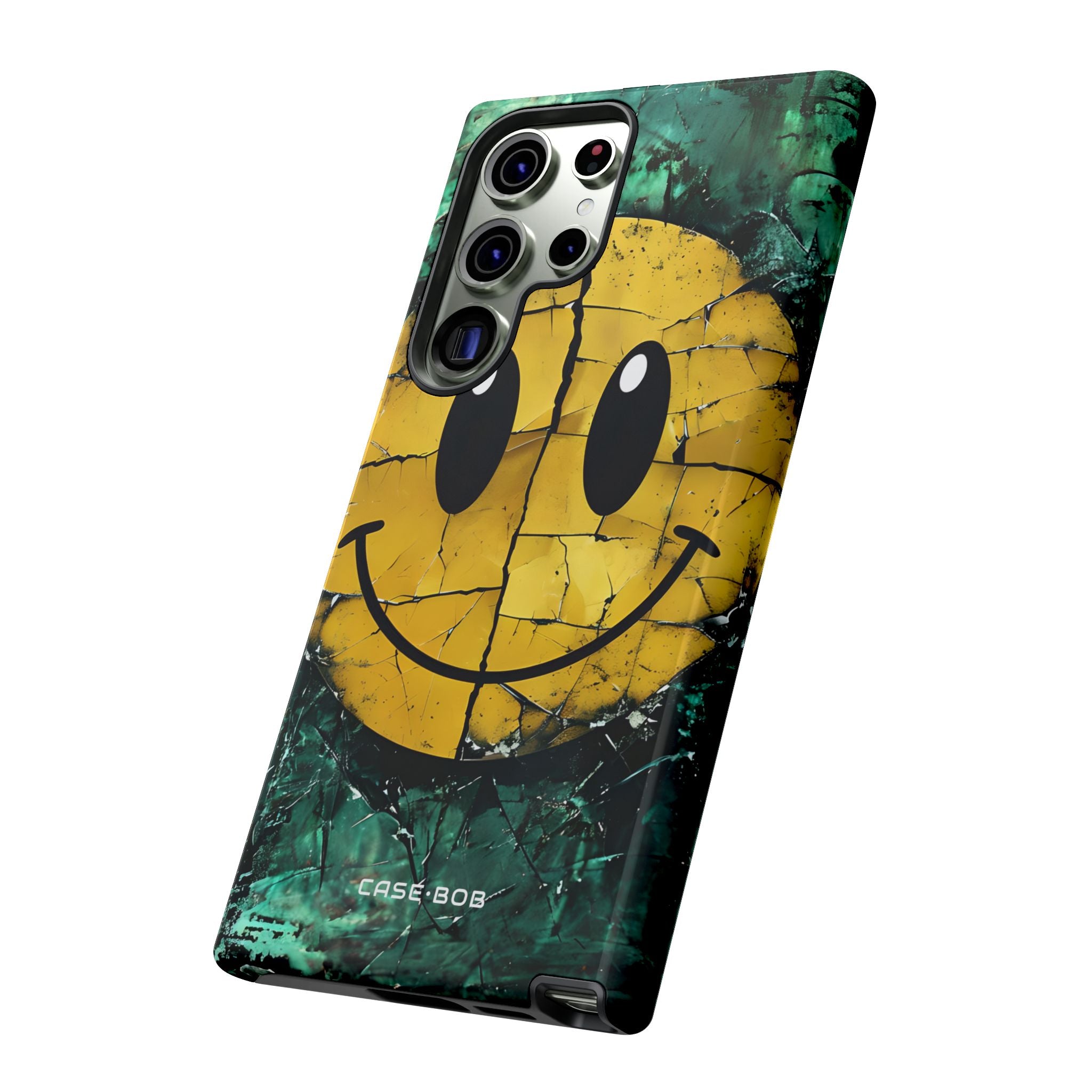 Cracked Smiley Samsung S23 Ultra Case - Tough