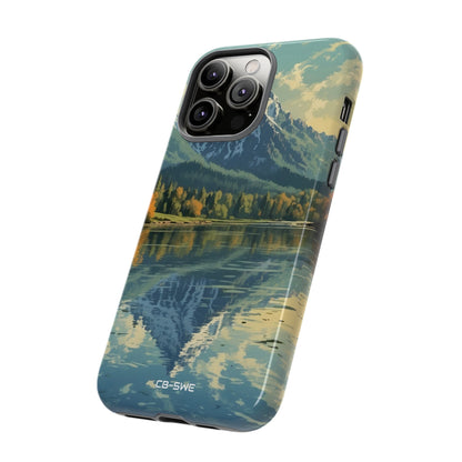 Mountain Reflects Calm - iPhone Case