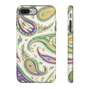 Paisley Pastell Eleganz - Schutzhülle fürs Handy