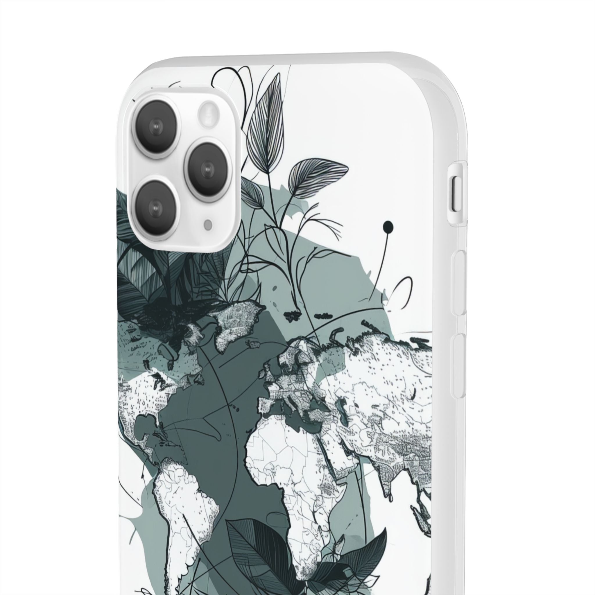 Botanical Cartography | Flexible Phone Case for iPhone