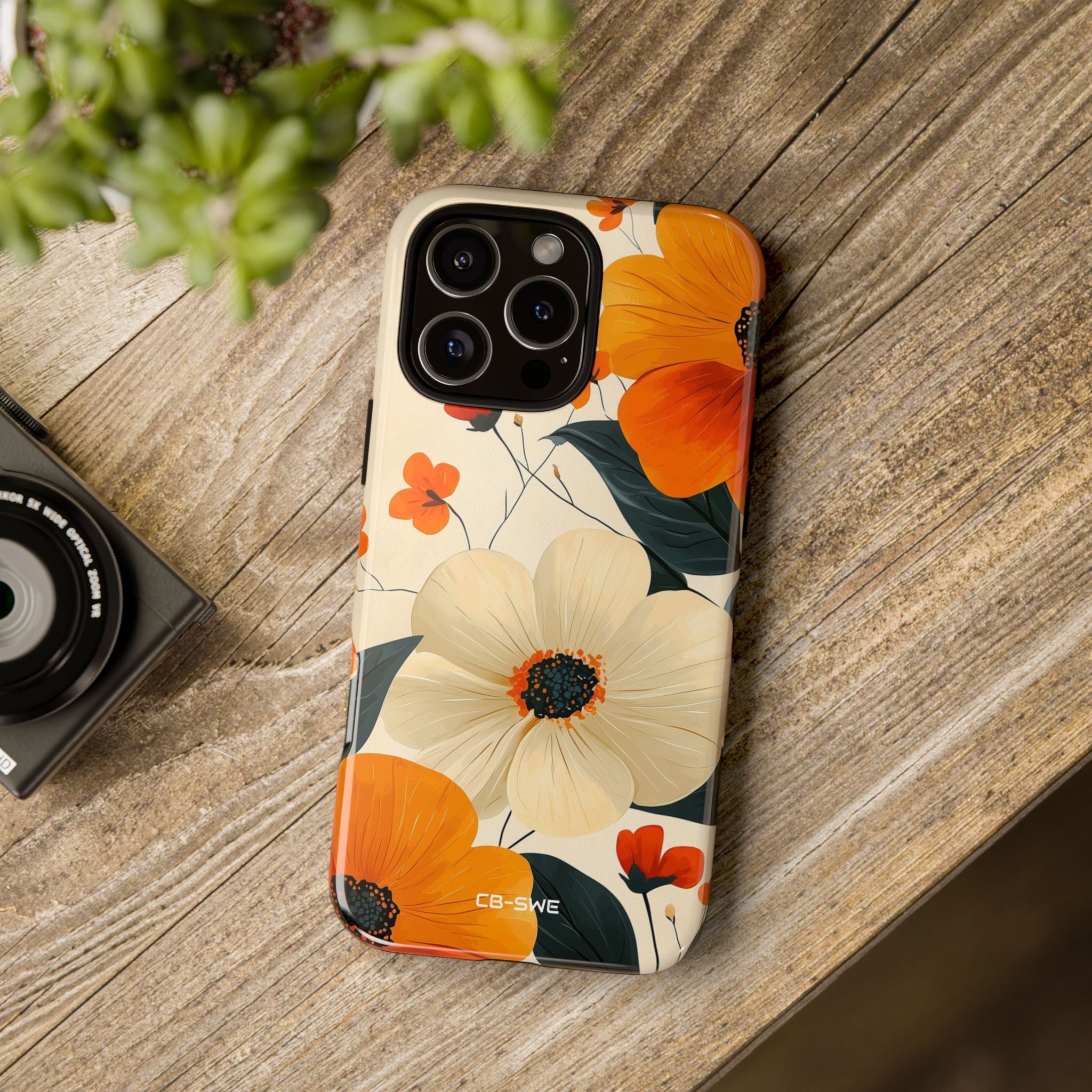 Vibrant Flowers Bloom - iPhone Case