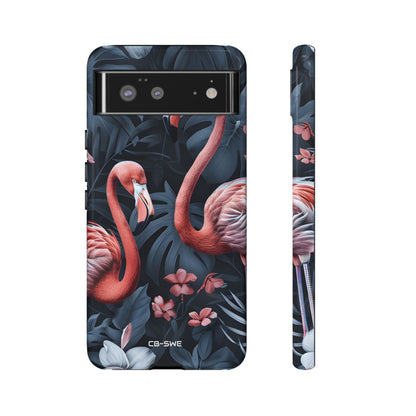 Flamingos Embrace Nature - Google Pixel Case