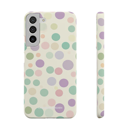 Playful Pastel Polka Dots - Slim Samsung S22 Phone Case