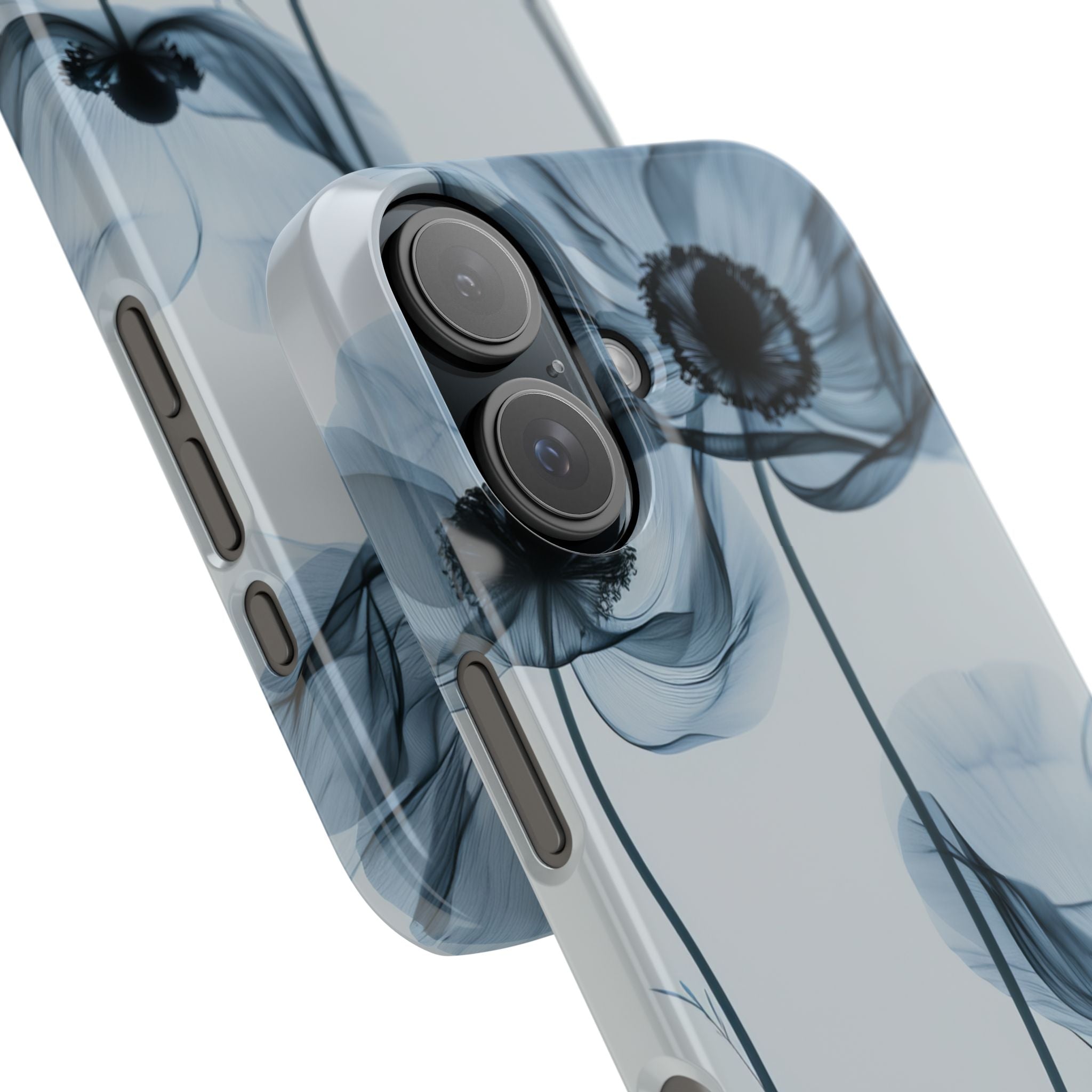 Ethereal X-Ray Flowers iPhone 16 - Slim Phone Case