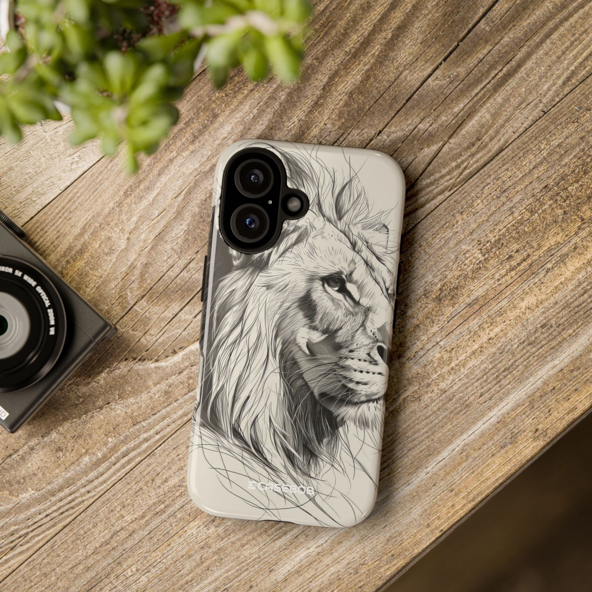 Majestic Lion: Minimalist Elegance - for iPhone 16