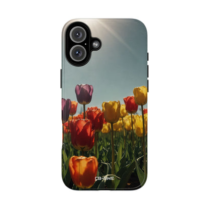Tulips Embrace Sunlight - iPhone Case