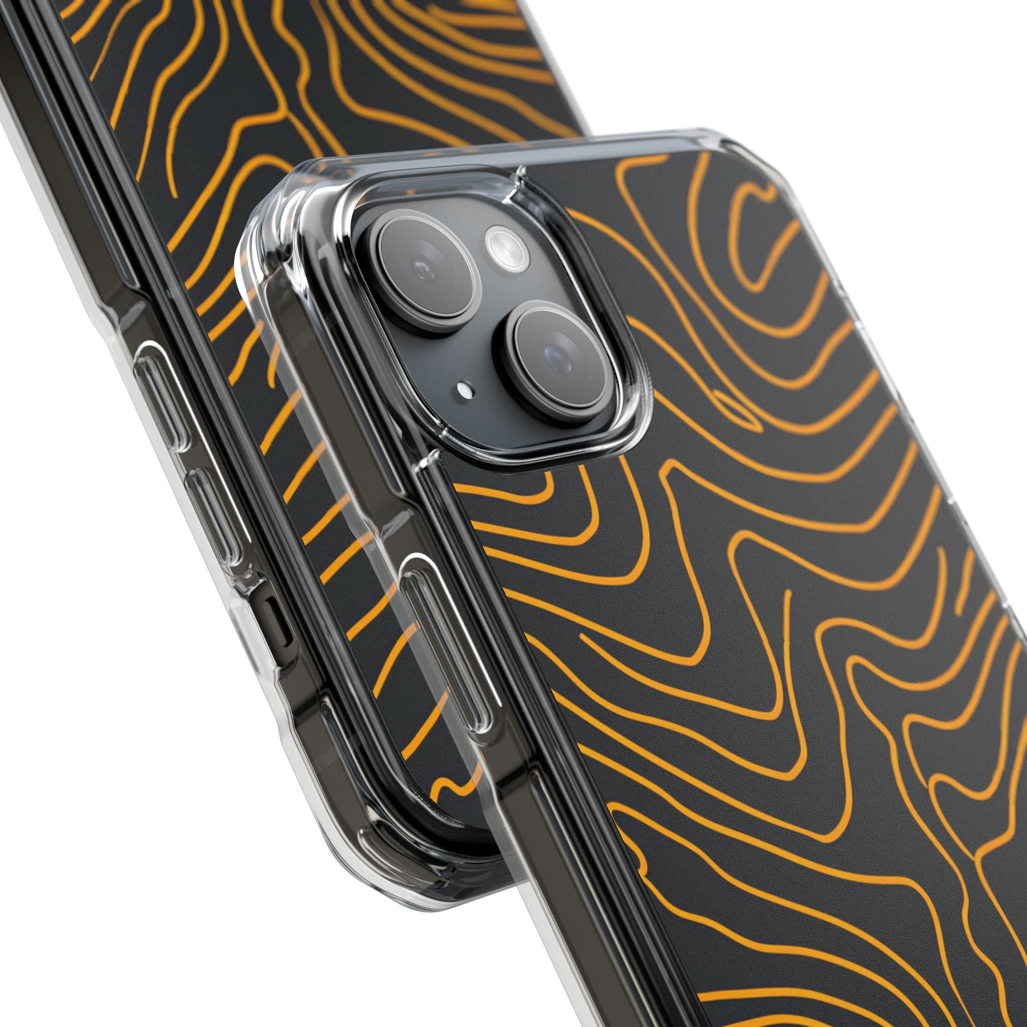 Topowave Ember iPhone 15 - Transparente, stoßfeste Handyhülle