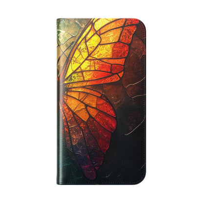 Stained Glass Butterfly - iPhone 16 Max Case - Wallet