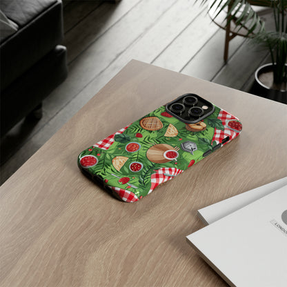 Picnic Love Checkered Bliss - Protective Phone Case