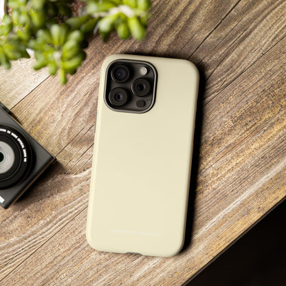 Cornsilk iPhone 15 - Tough Phone Case