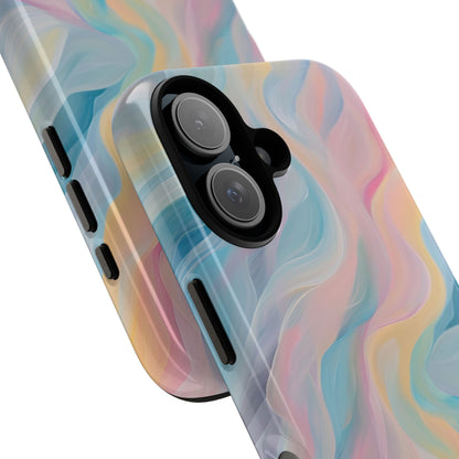 Dreamy Pastel Swirls - Tough iPhone 16 Phone Case