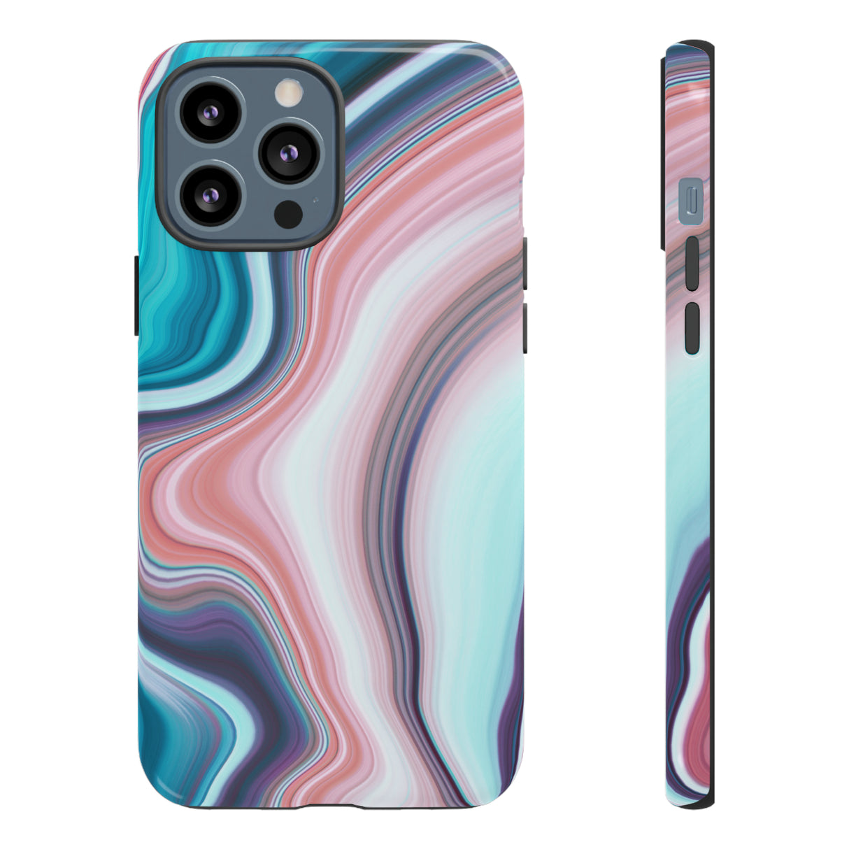 Pink Swirls - Protective Phone Case