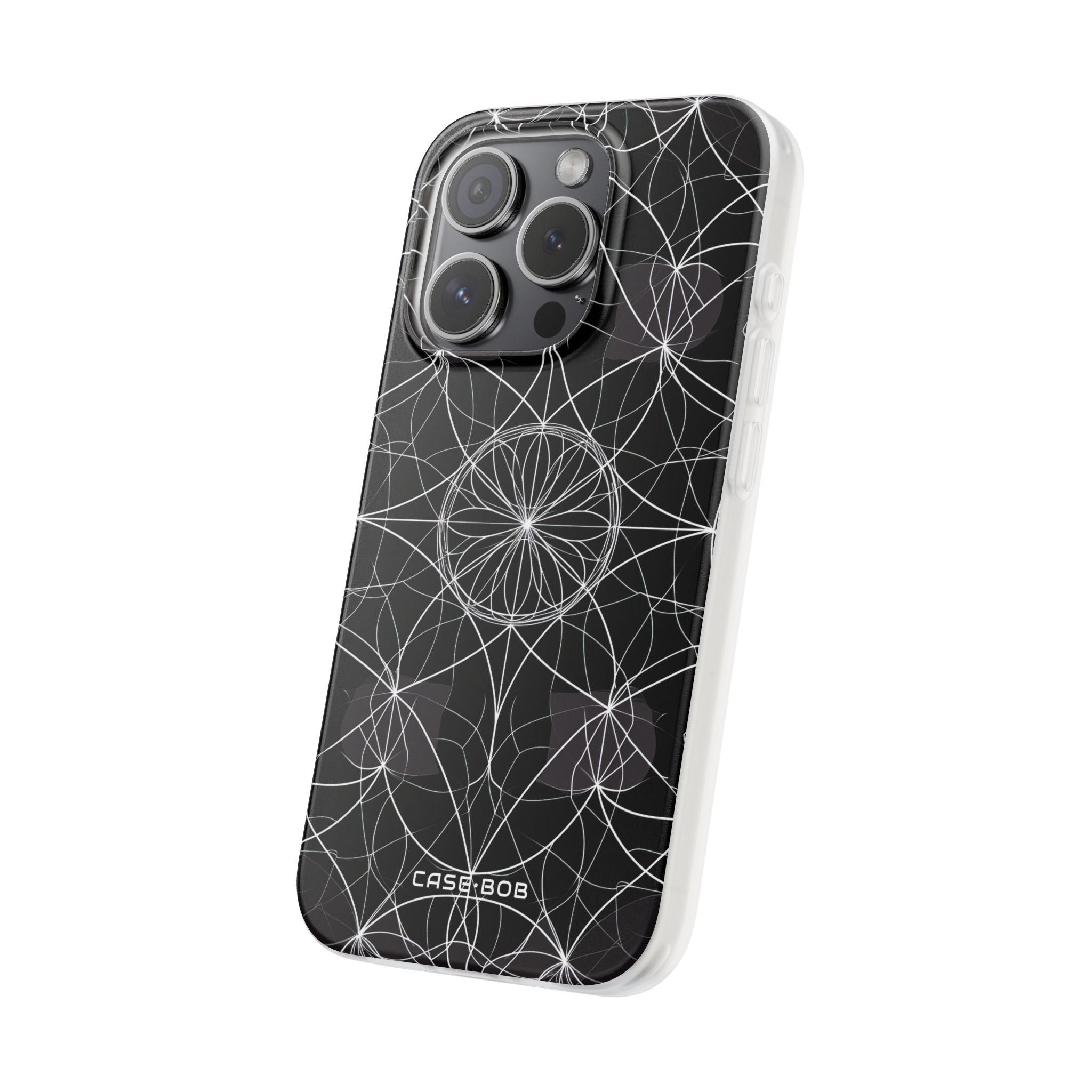 Radiant Petal Orbit iPhone 15 Pro Case - Soft
