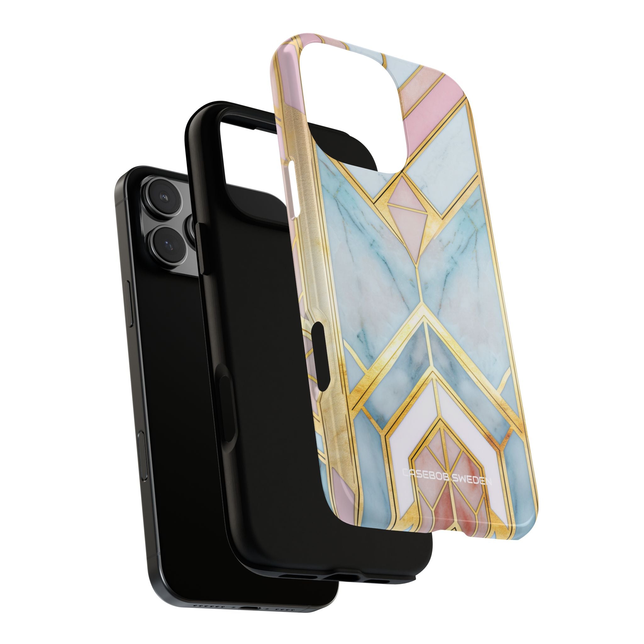 Gold Pink Art Deco - Tough iPhone 16 Phone Case