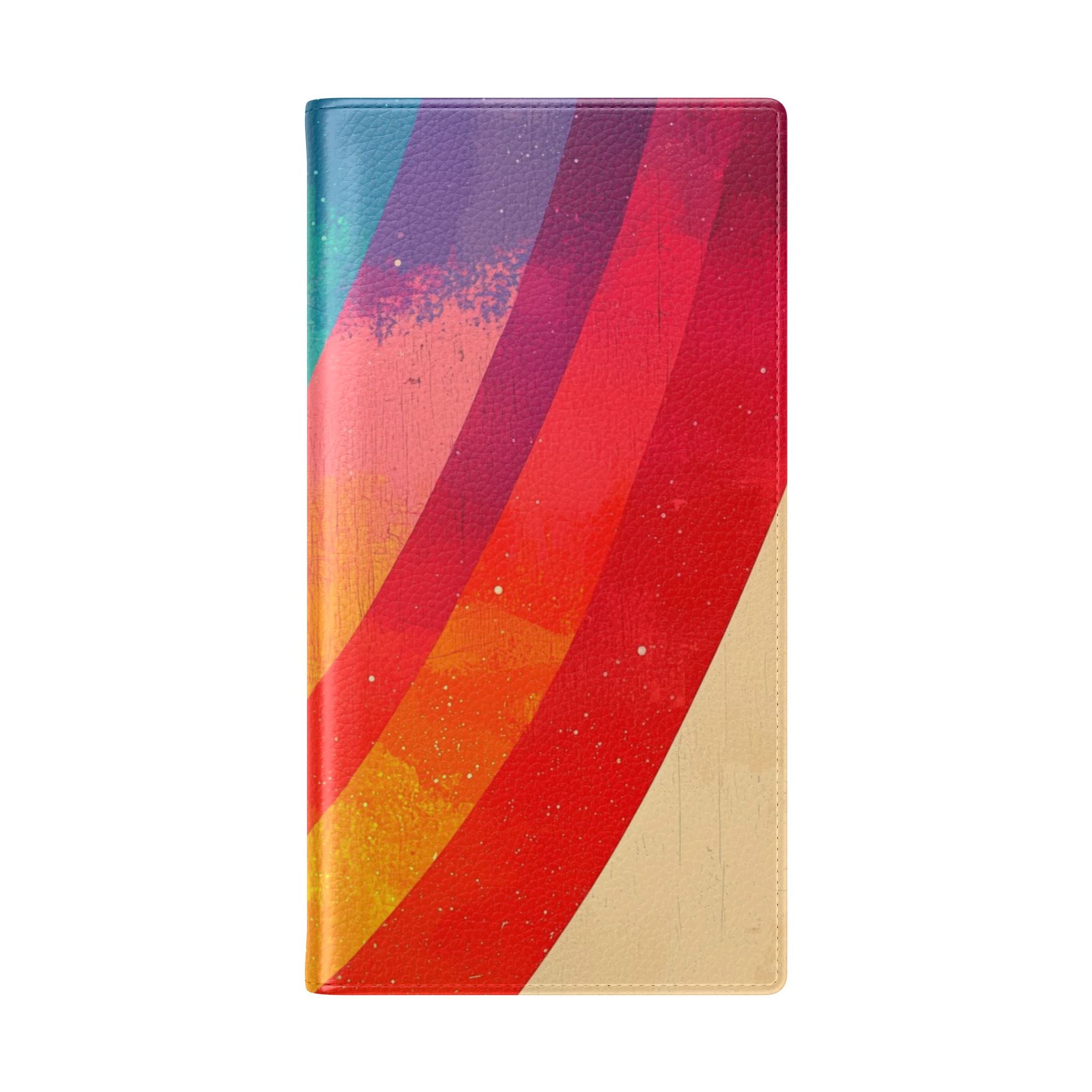 Kaareva sateenkaari-tuuli - Samsung S23 Ultra -lompakkokotelo