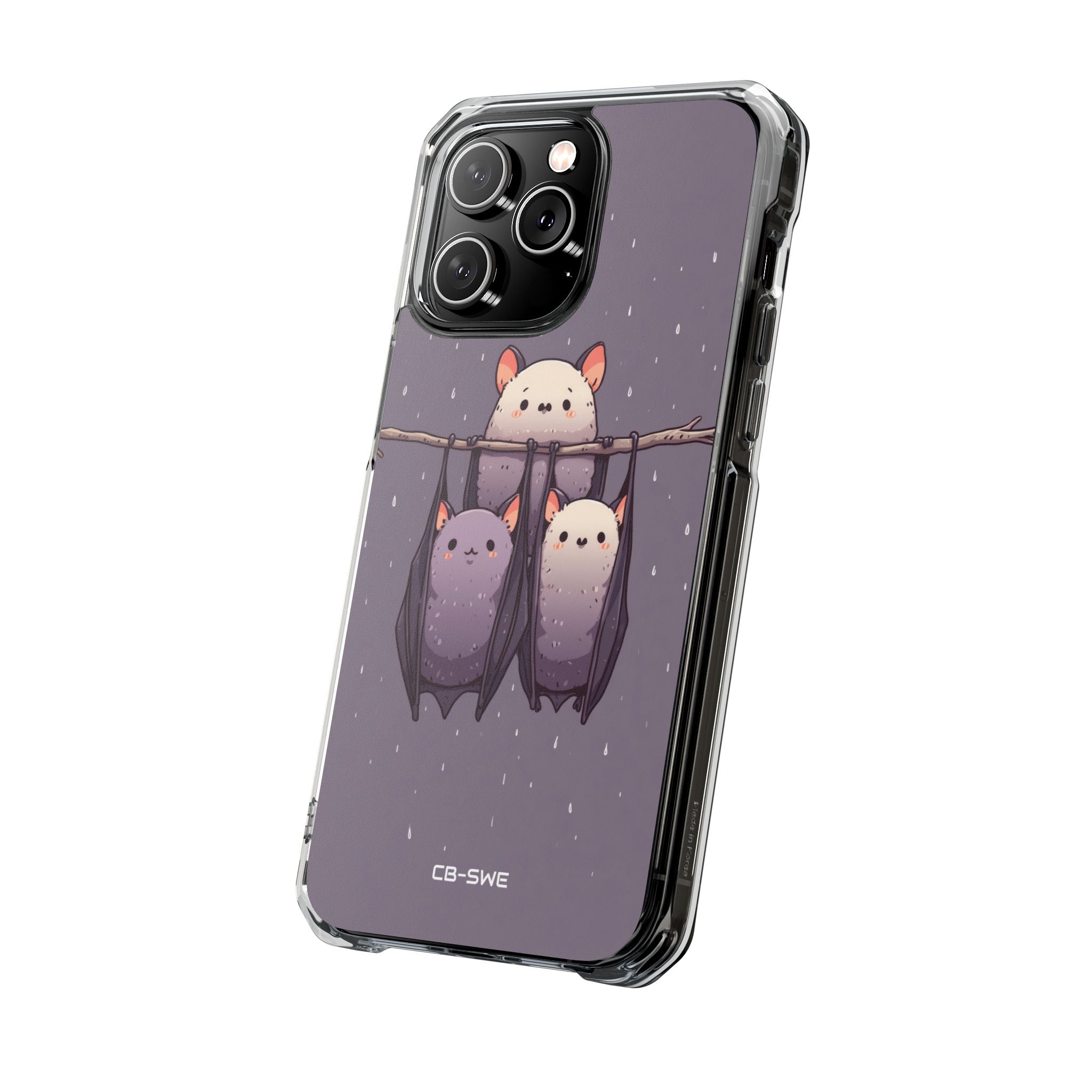 Bats Hang Playfully iPhone Case - Impact