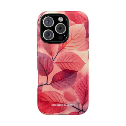 Pink Purple Nature Pattern - Tough + MagSafe® iPhone 16 Phone Case