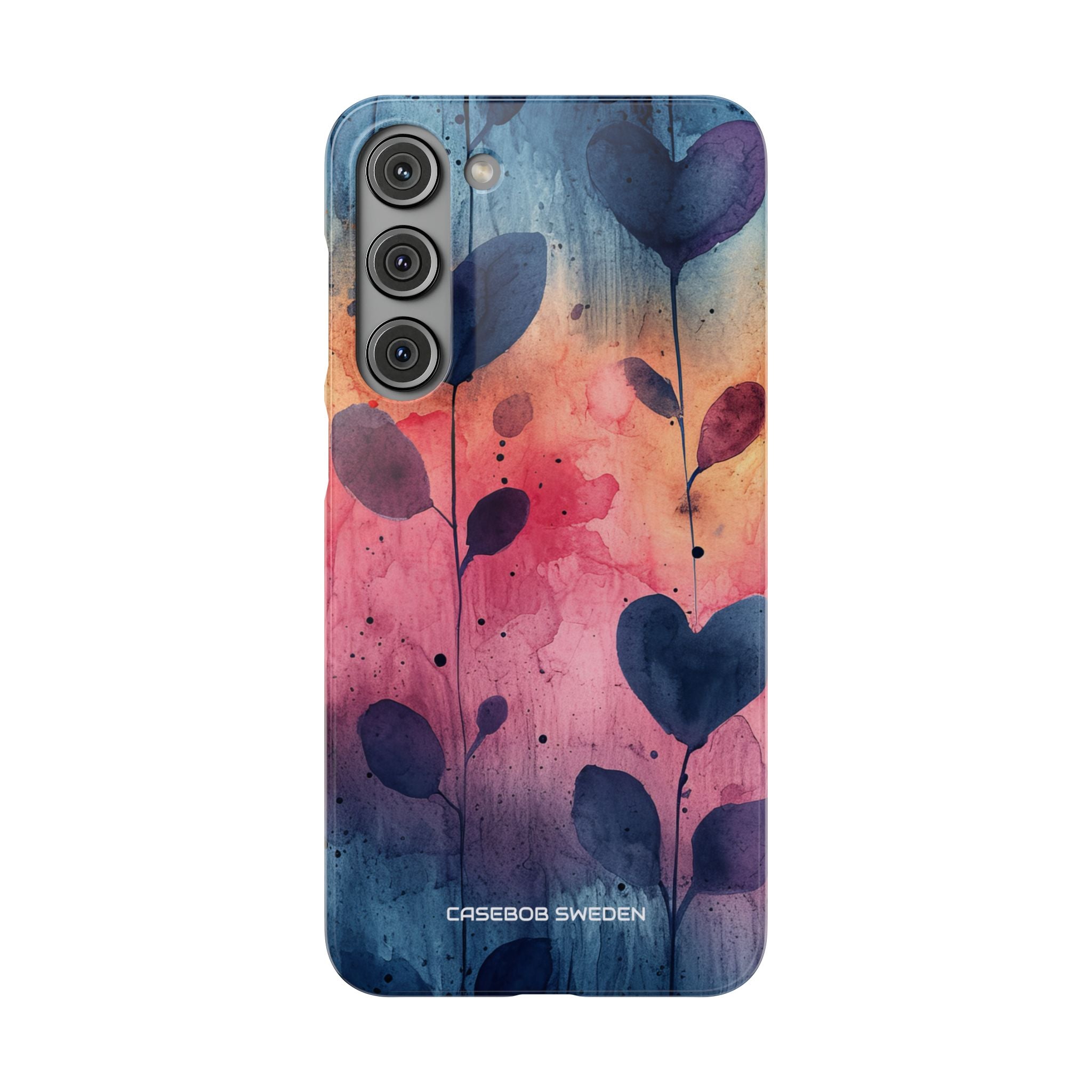 Watercolor Heart Art - Slim Samsung S23 Phone Case