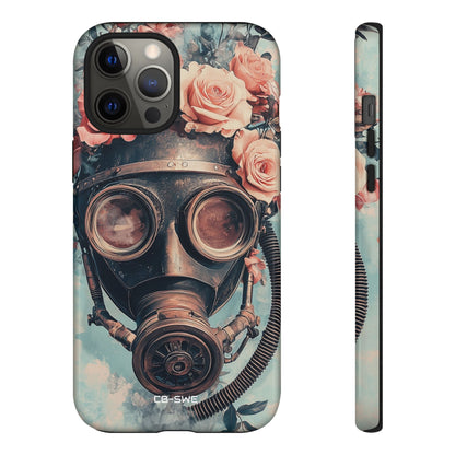Roses Embrace Mask - iPhone Case
