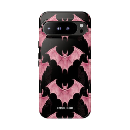 Pink Batwave Google Pixel 9 Pro XL Case - Tough