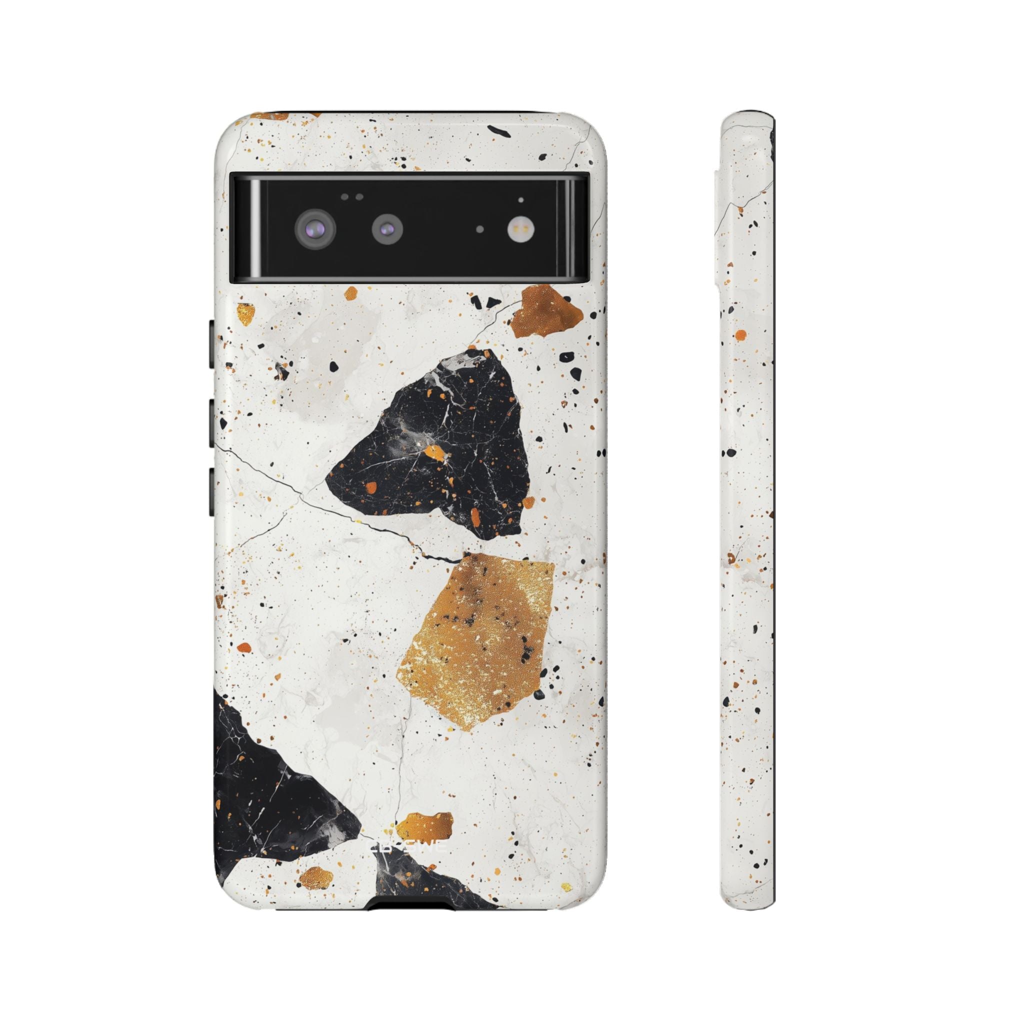 Golden Shapes Dance - Google Pixel Case