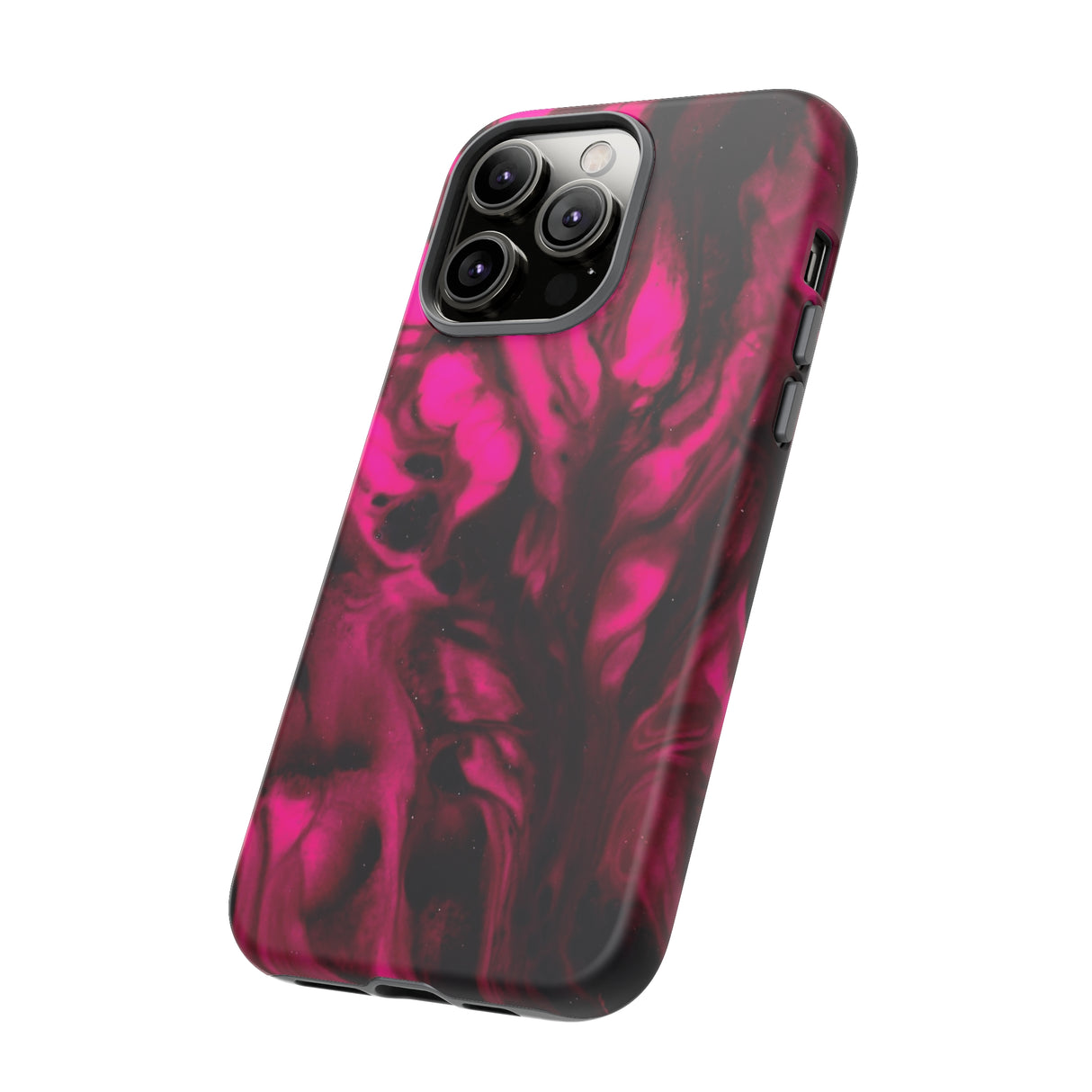 Bright Pink Ink Art iPhone Case (Protective) Phone Case