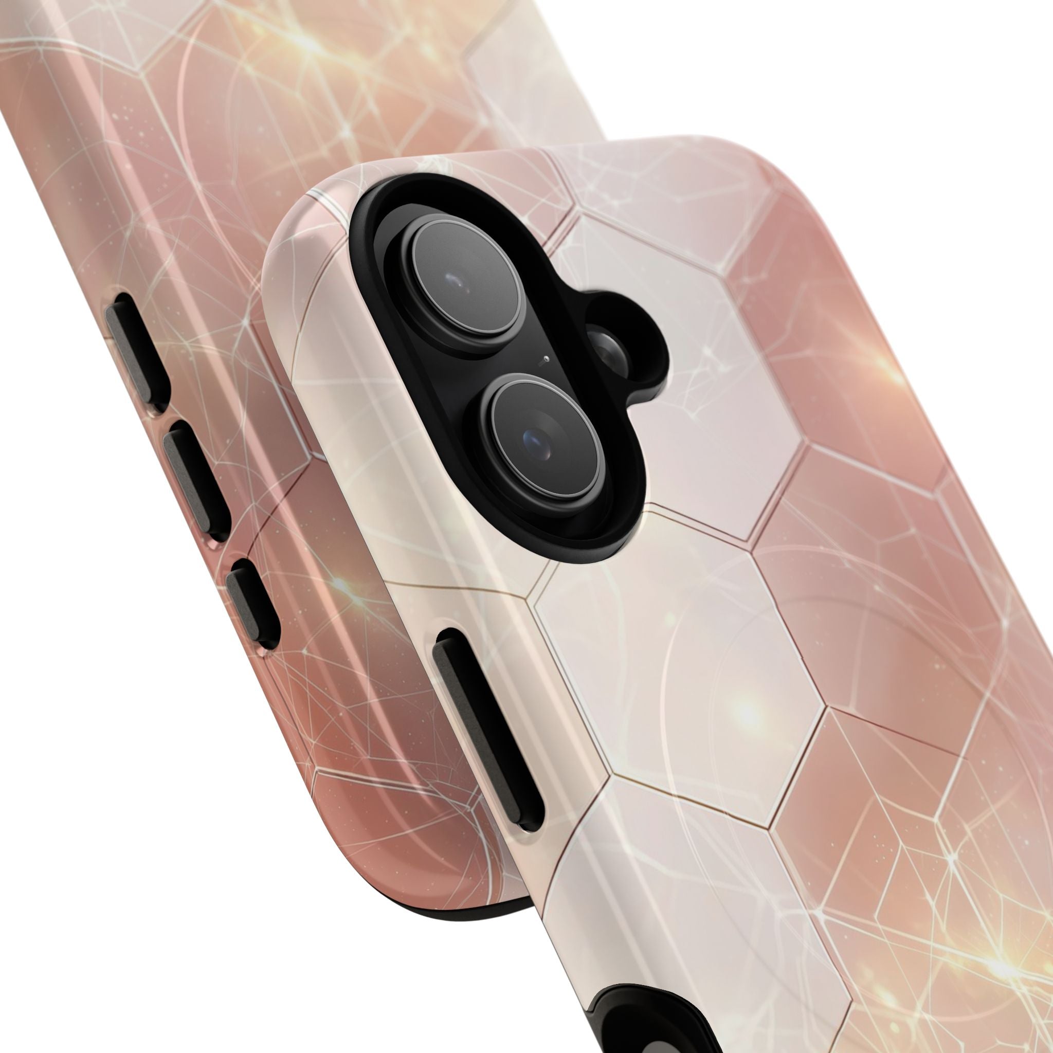Honeycomb Glow iPhone 17 Case - Tough+