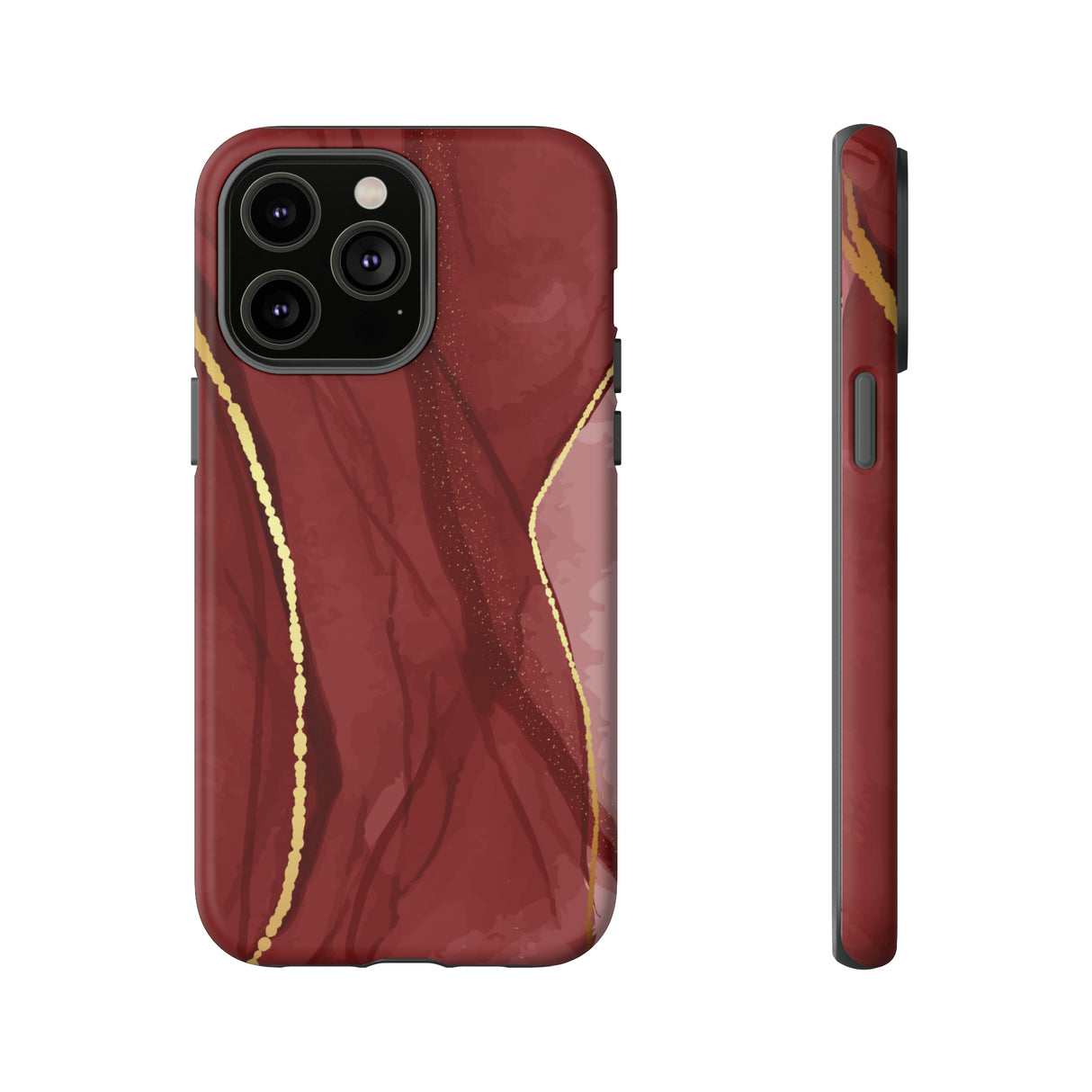 Dark Red - Protective Phone Case