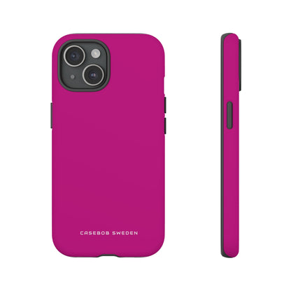 Medium Violet Red iPhone 15 - Tough Phone Case