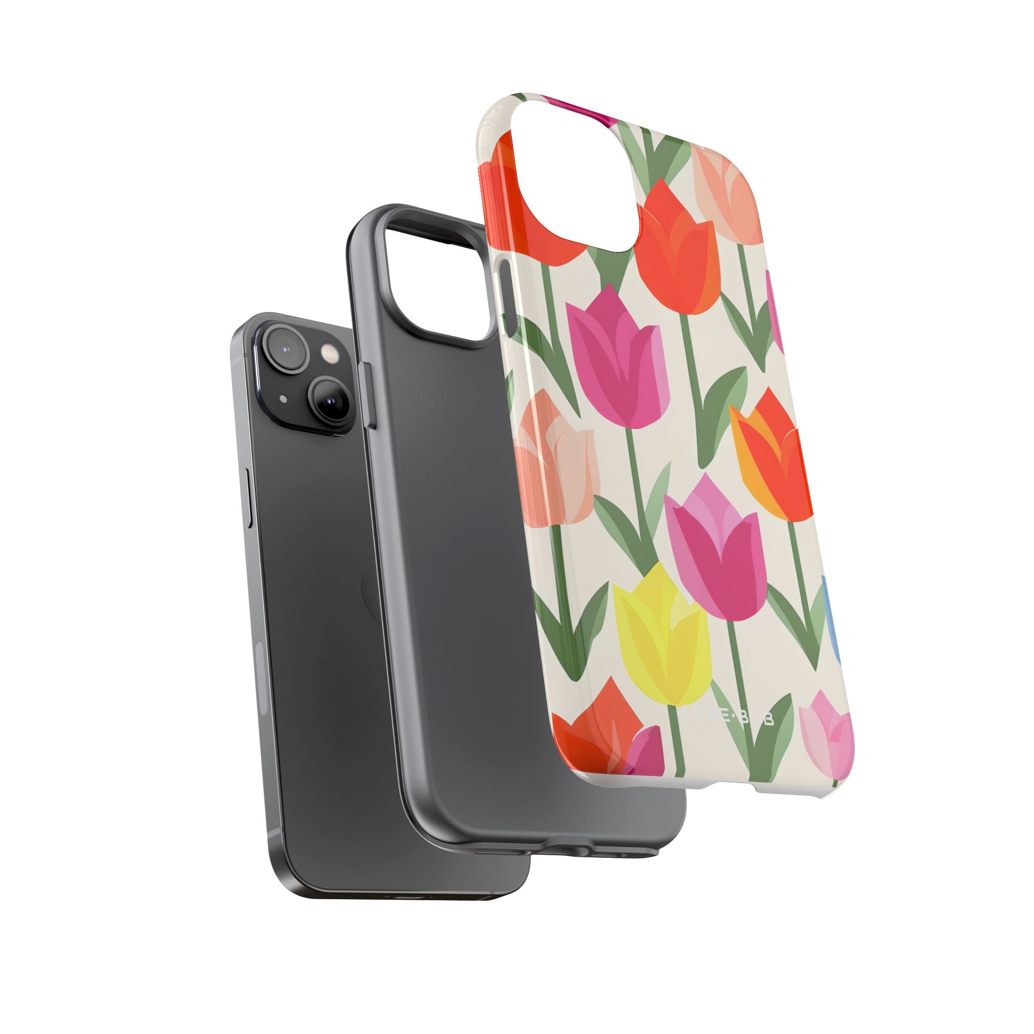 Tulip Harmony Green iPhone 14 Plus Case - Tough
