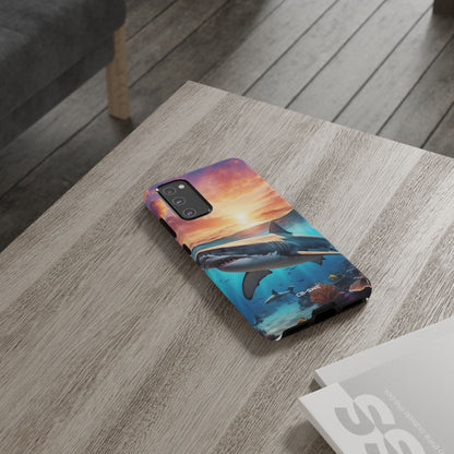 Shark Swims Through - Samsung Case