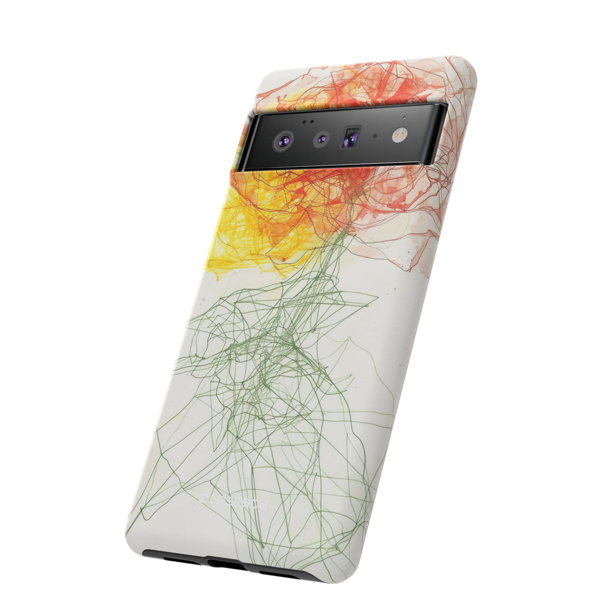 Fiery Blossom | Protective Phone Case for Google Pixel