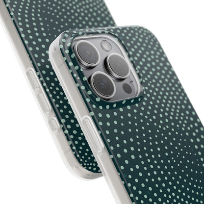 Teal Rippleflow iPhone 15 - Flexi Phone Case